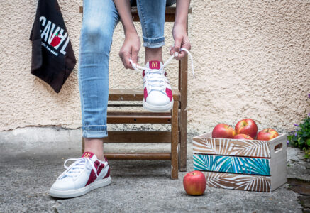 Les baskets éco-responsables en cuir (de pomme) Caval