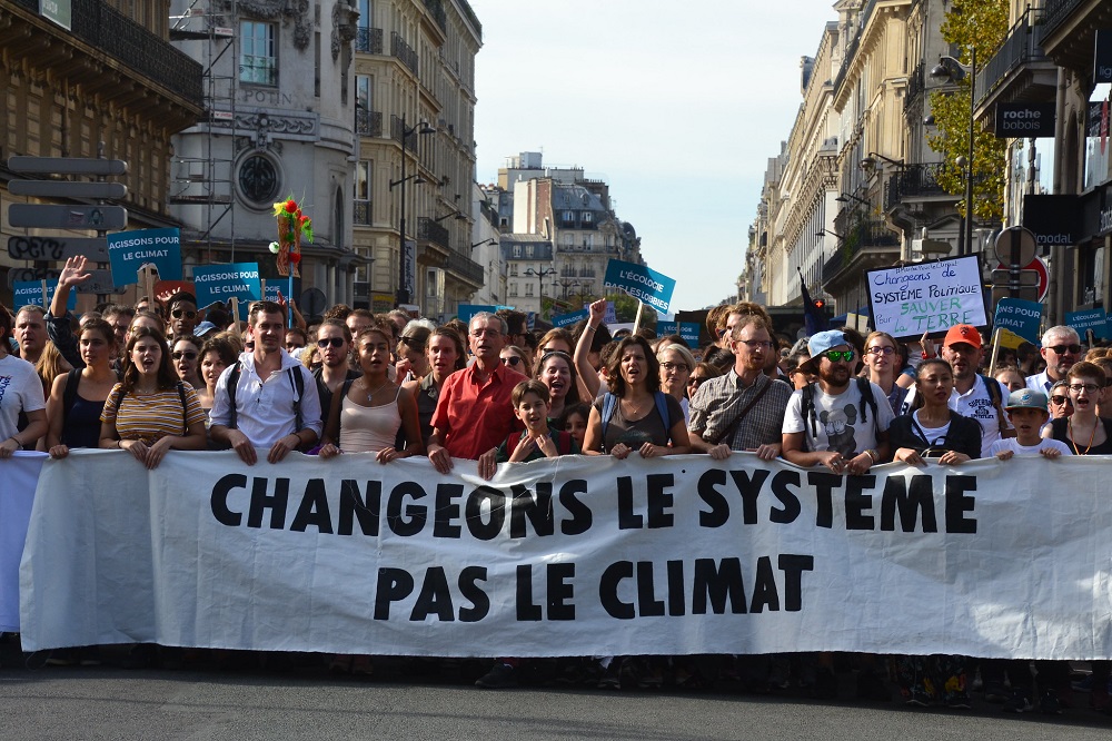 Marche pour le climat, Paris 2018. Crédit : Flickr/ Jeanne Menjoulet