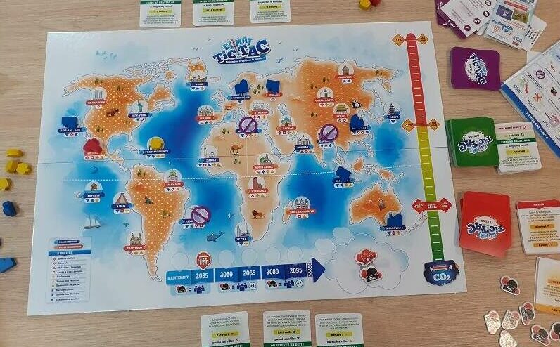 Le jeu Climat Tic-Tac.