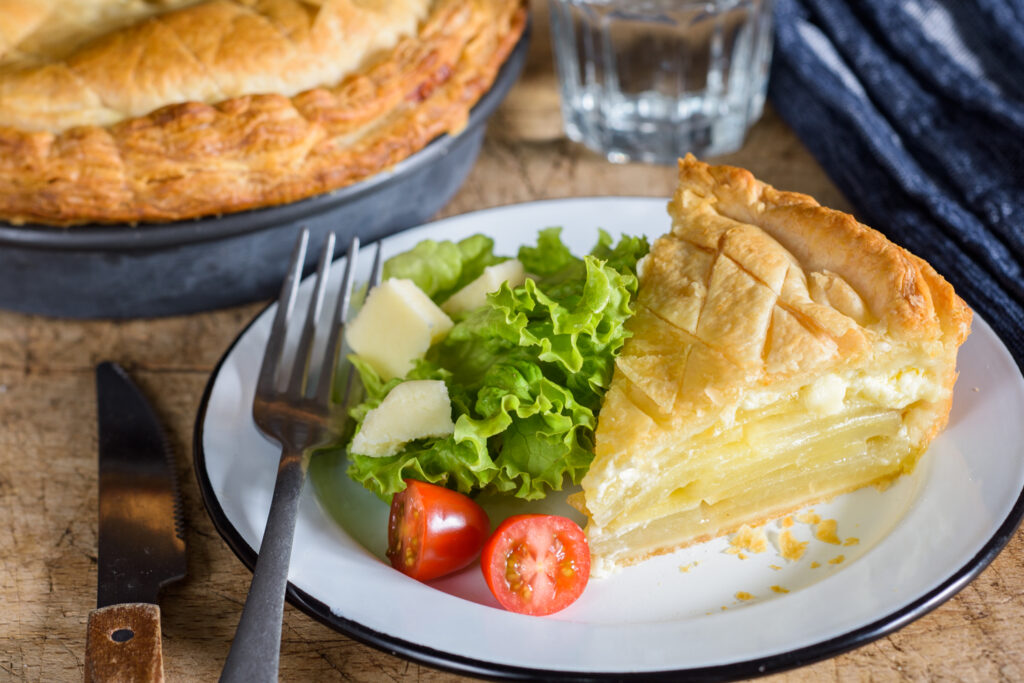 Tourte aux pommes de terre auvergnate - Mon Quotidien Autrement - ©E. Montuclard