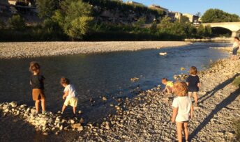 Rivière dans la Drôme. Crédit : Lisa D