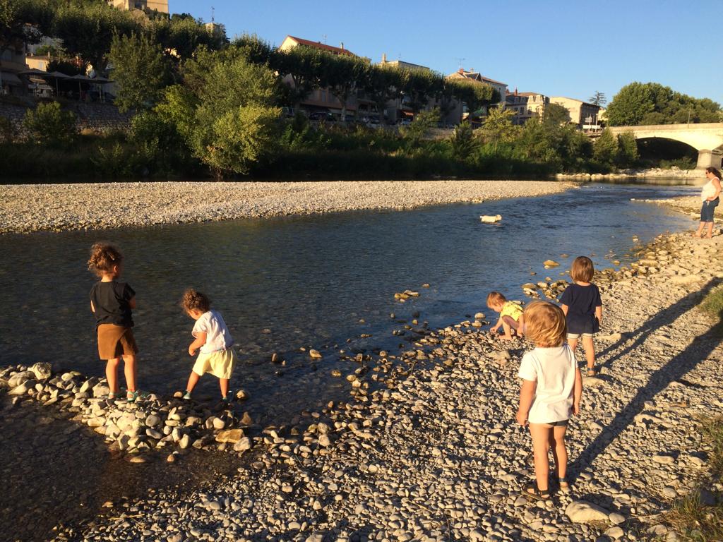 Rivière dans la Drôme. Crédit : Lisa D