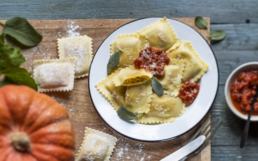 Ravioli à la courge et à la sauge - Mon Quotidien Autrement - ©E. Montuclard