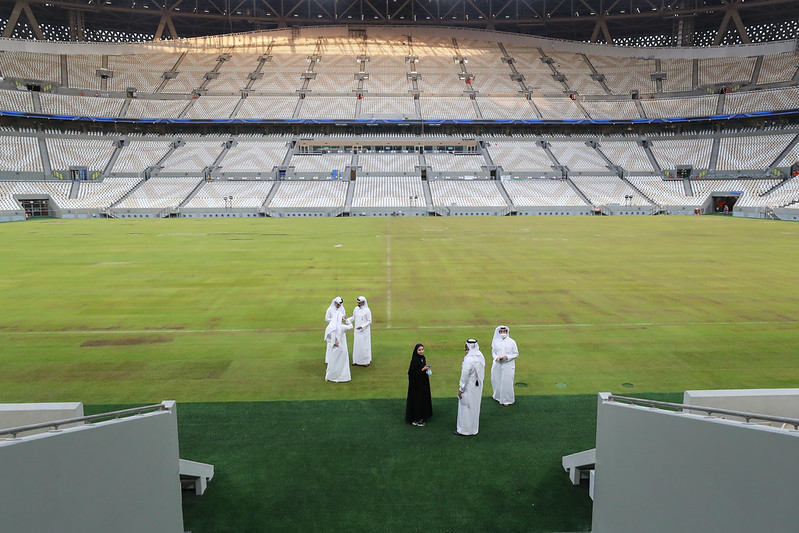 Le stade construit dans la ville nouvelle de Lusail © Palácio do Planalto -CC BY 2.0