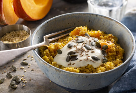 Porridge de millet à la courge