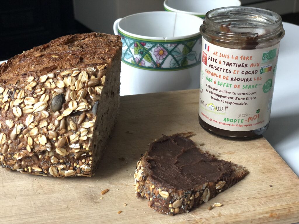 Tartimouss, une pâte à tartiner à base de féveroles © Mon Quotidien Autrement