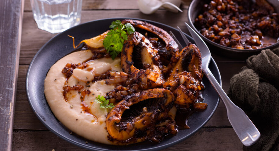Portobello épicés et purée de haricots blancs - Mon Quotidien Autrement - ©E. Montuclard