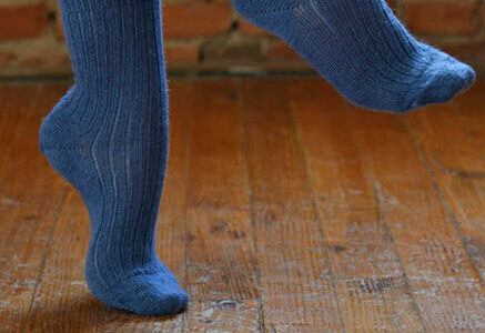Des chaussettes chaudes en laine de mohair pour passer l’hiver