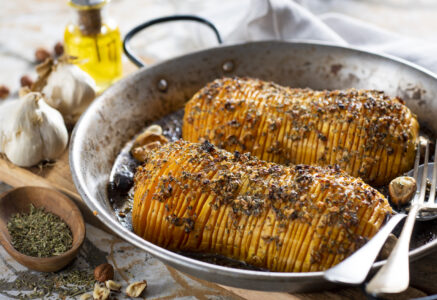 Courge butternut façon hasselback