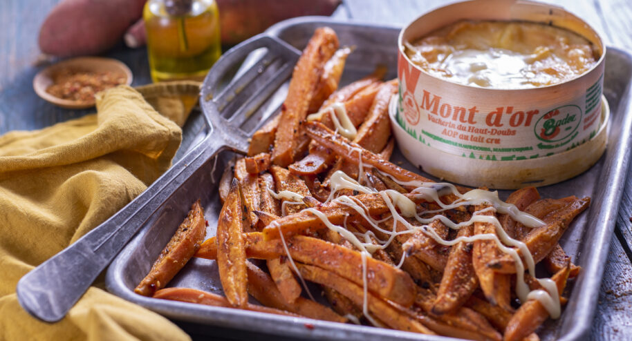 frite patates douces et mont d'or - Mon Quotidien Autrement - ©E. Montuclard