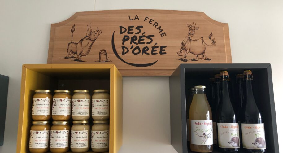 La ferme des Prés d'Orée a investi dans son propre magasin de vente en circuits courts © MDoiezie