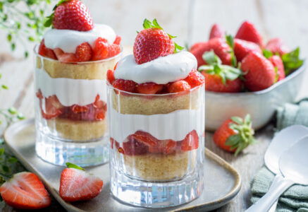 Dessert express aux fraises