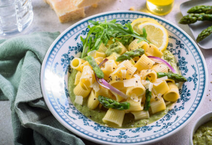 Pâtes à la crème d’asperges vertes