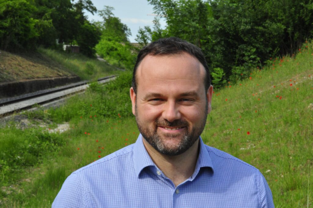 Nicolas Debaisieux, directeur général de la coopérative ferroviaire Railcoop ©Bernard Le Saout