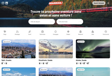 Hourrail : la plateforme pour trouver des alternatives à l’avion