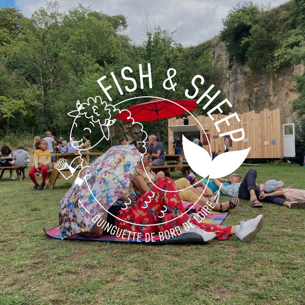 Guinguette Fish & Sheep, en bord de Loire à Saint-Florent-le-Vieil © Fish & Sheep