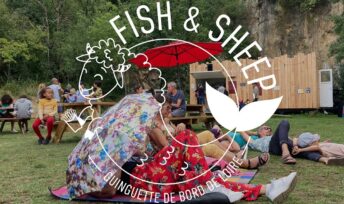 Guinguette Fish & Sheep, en bord de Loire à Saint-Florent-le-Vieil © Fish & Sheep