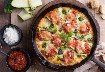 Involtini de courgette au fromage