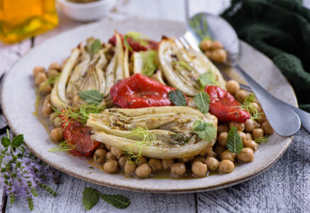 Salade de fenouils rôtis