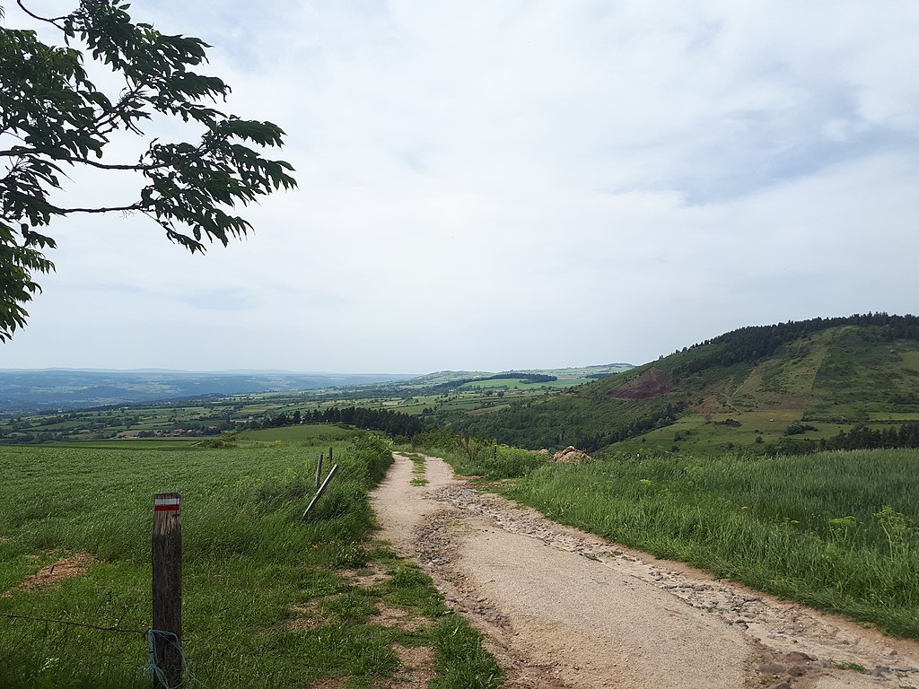 Le Chemin de Stevenson, depuis le plateau du Devès © TouN - Wikimedia Commons