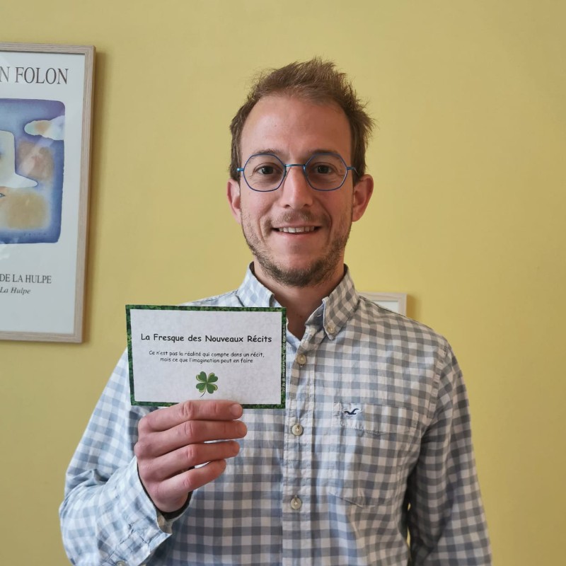 Alexis Klein, cofondateur de la Fresque des nouveaux récits © Archive personnelle