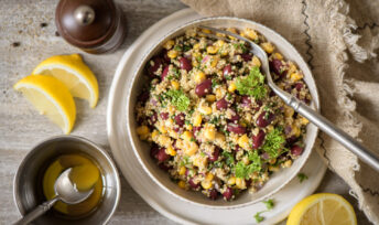 Salade de quinoa et haricots rouges - Mon Quotidien Autrement - ©E. Montuclard