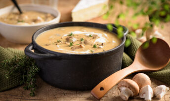 Veloute de champignons au Brie -Mon Quotidien Autrement ©E. Montuclard