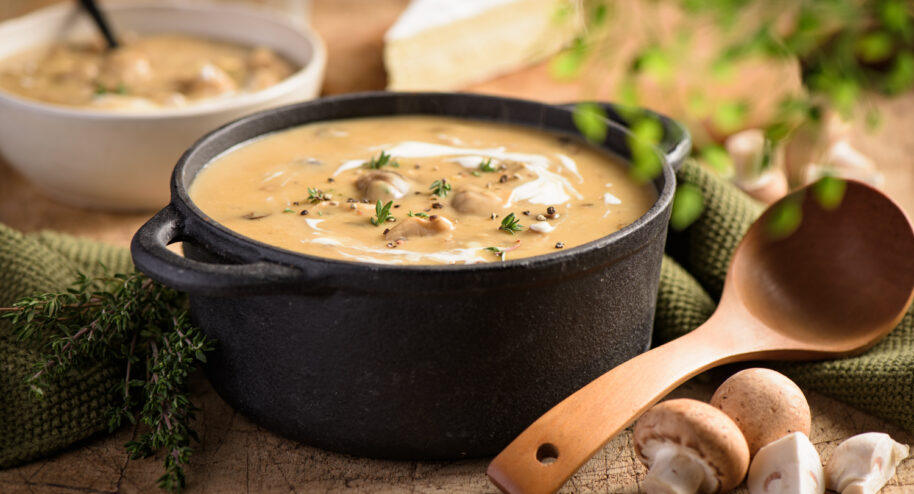 Veloute de champignons au Brie -Mon Quotidien Autrement ©E. Montuclard