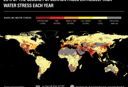 La progression du stress hydrique dans le monde
