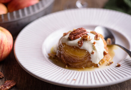 Petites terrines de pommes caramélisées