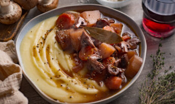 Ragout de champignons et carottes au vin rouge - Mon Quotidien Autrement - ©E. Montuclard