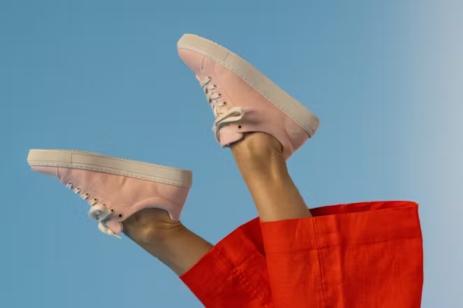 Les baskets en coton recyclé Ubac