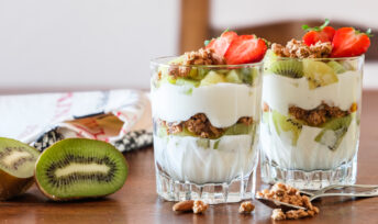 Parfait aux kiwis - Mon Quotidien Autrement - ©E. Montuclard
