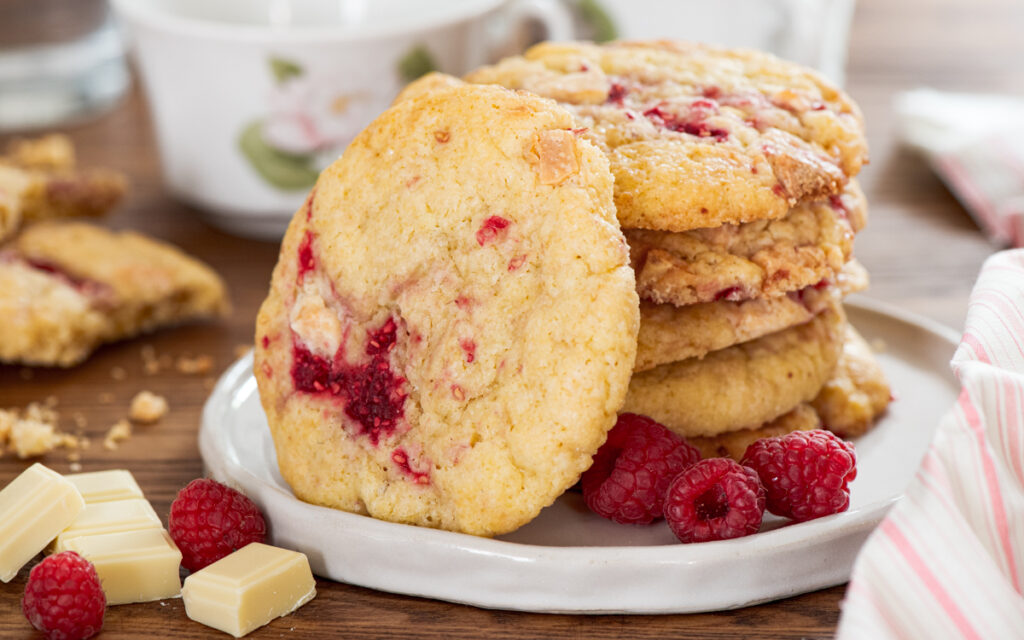 Cookies aux framboises et chocolat blanc - Mon Quotidien Autrement - ©E. Montuclard
