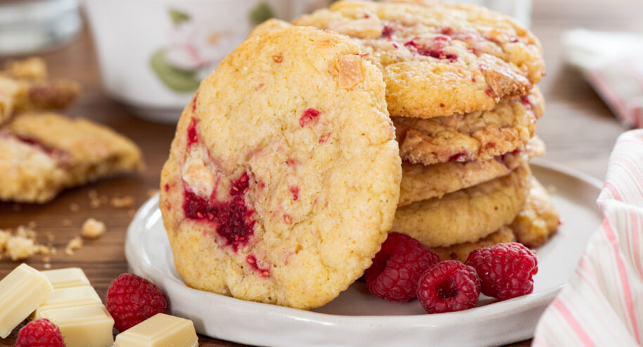 Cookies aux framboises et chocolat blanc - Mon Quotidien Autrement - ©E. Montuclard