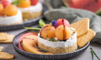 Cheesecake au melon - Mon Quotidien Autrement - ©E. Montuclard