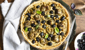 Tarte vegan aux artichaut et olives - Mon Quotidien Autrement - ©E. Montuclard