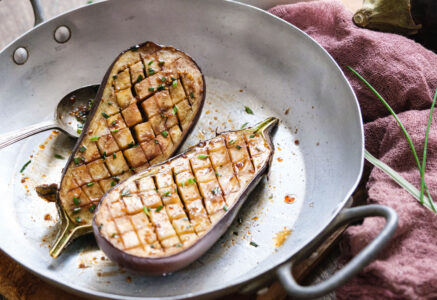 Aubergines au four sauce d’inspiration asiatique