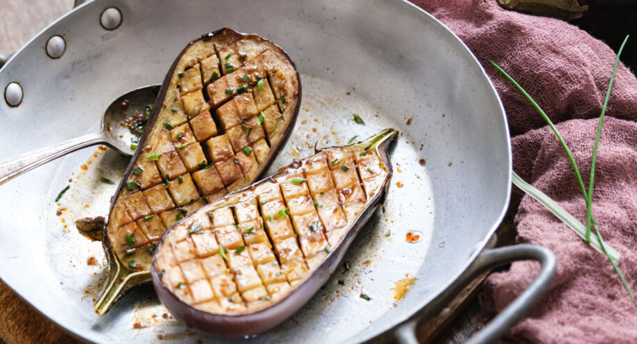 Aubergines au four sauce d'inspiration asiatique - Mon Quotidien Autrement - ©E. Montuclard