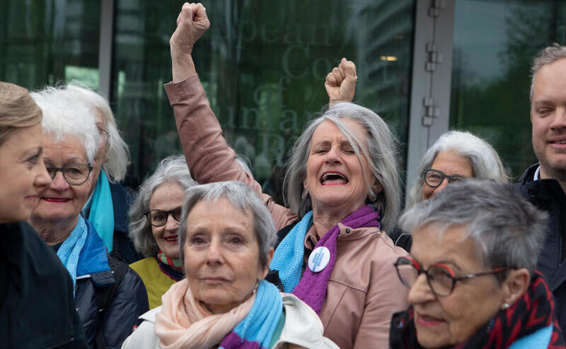 En Suisse, le collectif de senior pour le climat a été créé en 2016. Crédits Greenpeace