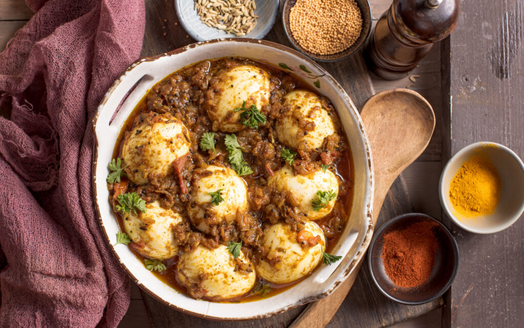 Curry aux oeufs du Kerala - Mon Quotidien Autrement - ©E. Montuclard