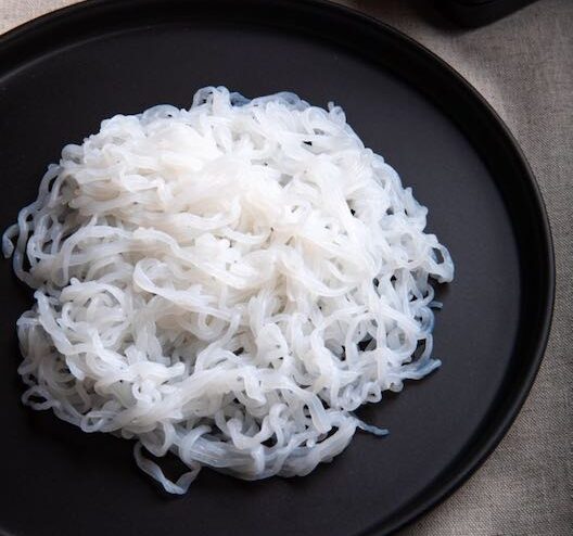 Les nouilles de Konjac produit vers Angers. Crédits : France-konjac.
