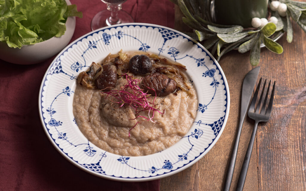 Purée de céleri rave, marrons et oignons confits - Mon Quotidien Autrement - ©E. Montuclard