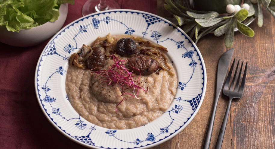 Purée de céleri rave, marrons et oignons confits - Mon Quotidien Autrement - ©E. Montuclard