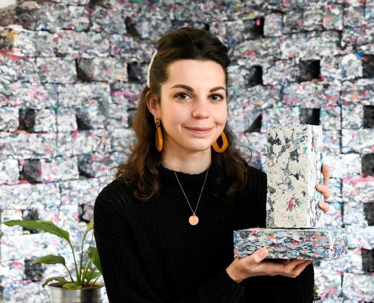 Clarisse Merlet a créé FabBRICK il y a 6 ans. Crédit : MINI