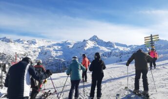 Une station de ski, illustration. Photo : P.B Bastien