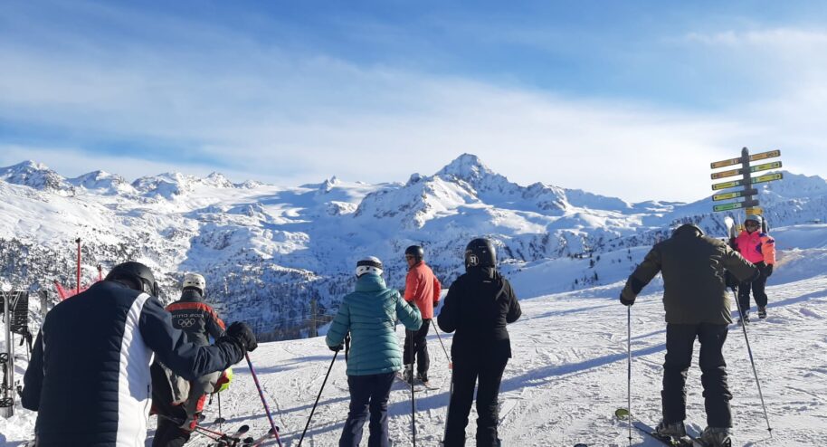 Une station de ski, illustration. Photo : P.B Bastien