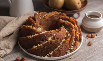 Gâteau à la noisette et aux poires - Mon Quotidien Autrement - ©E. Montuclard