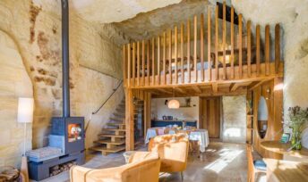 Chambres troglodytes et écologiques en Touraine © Clos Baudouin