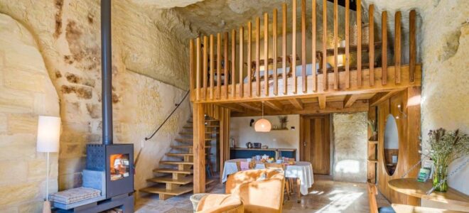 Chambres troglodytes et écologiques en Touraine © Clos Baudouin